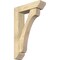 Ekena Millwork Legacy Slat Rough Sawn Bracket w/ Offset Brace, Douglas Fir, 6"W x 22"D x 34"H BKT0604X22X34LEC06RDF - alternate 1